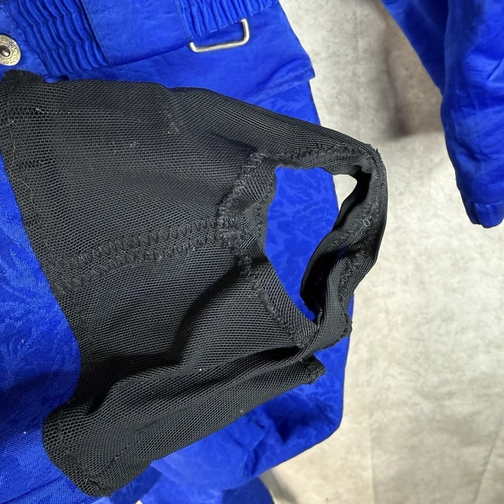 Vintage Nils Full Body Ski Suit In Cobalt Blue Women's Size 10‎